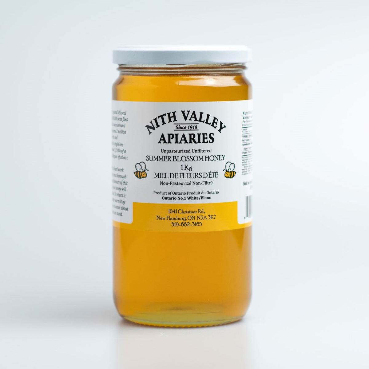 Raw Western Clover Honey Jars