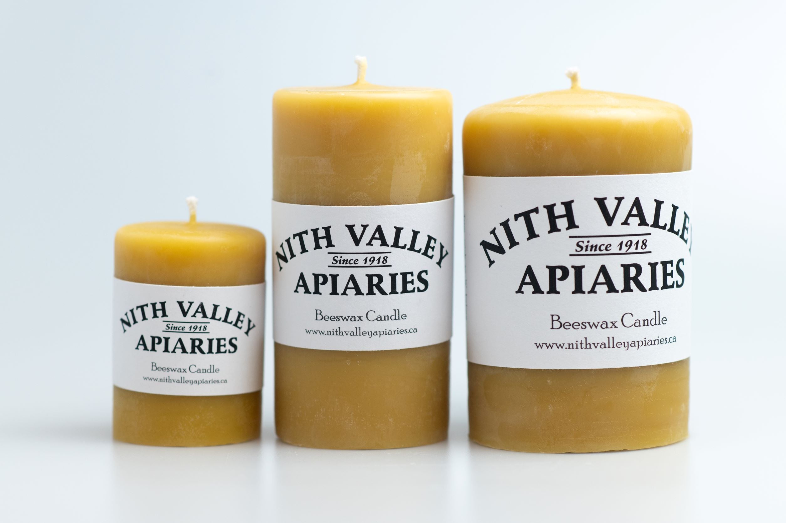 Beeswax Pillar Candles – Nith Valley Apiaries